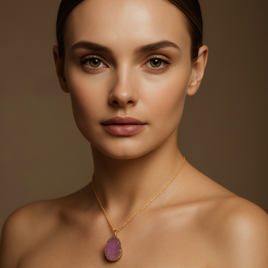 Purple Stone Pendant