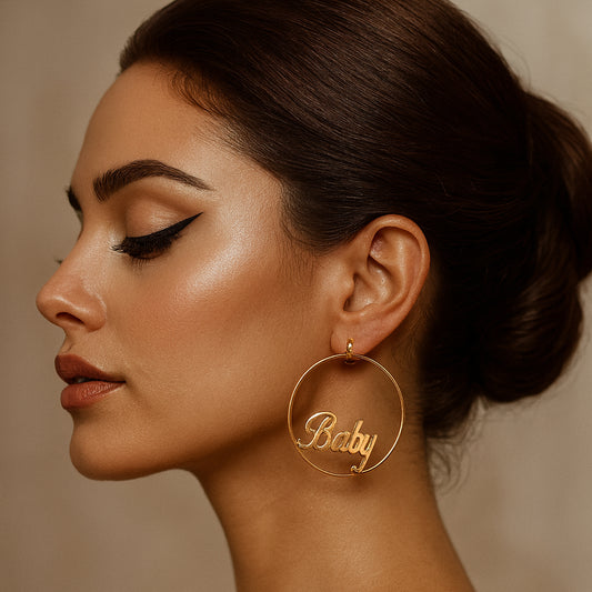Golden Baby Earrings