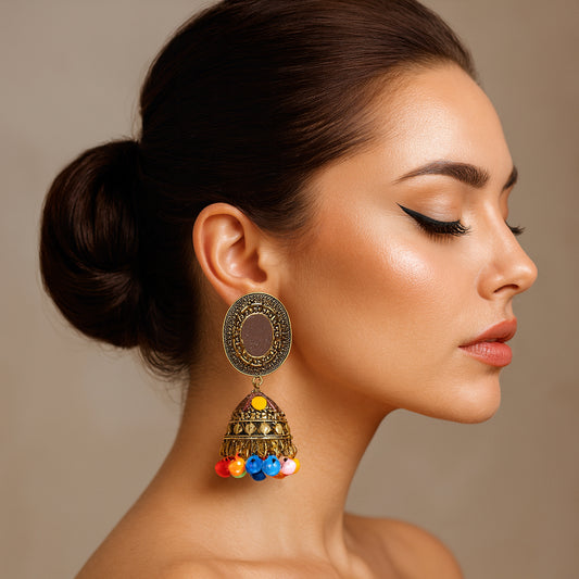 Golden N Colors Earrings