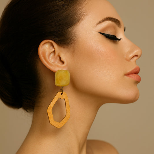 Brown Earrings