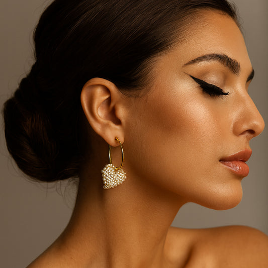 Pearls N Crystals Earrings