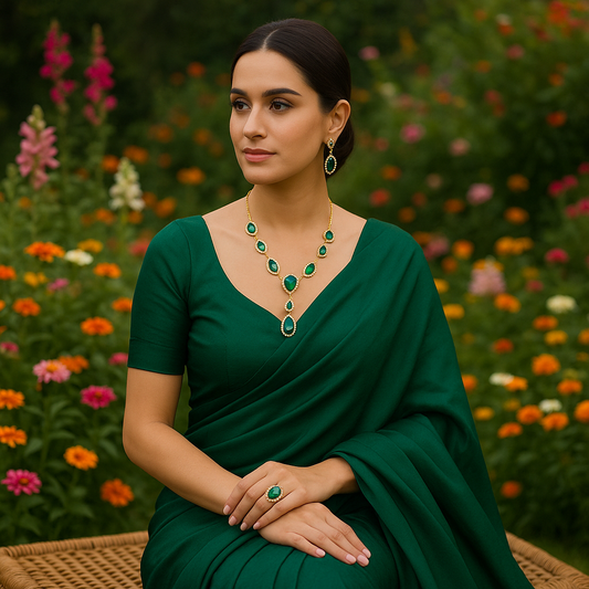 Green Necklace Set