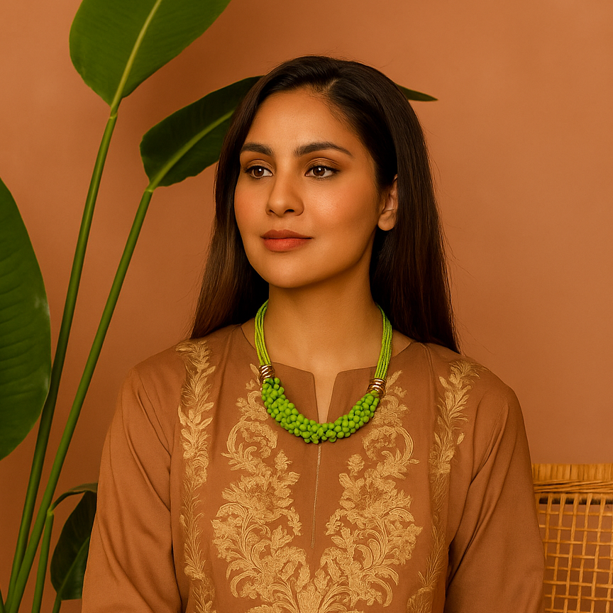 Green Stones Maala