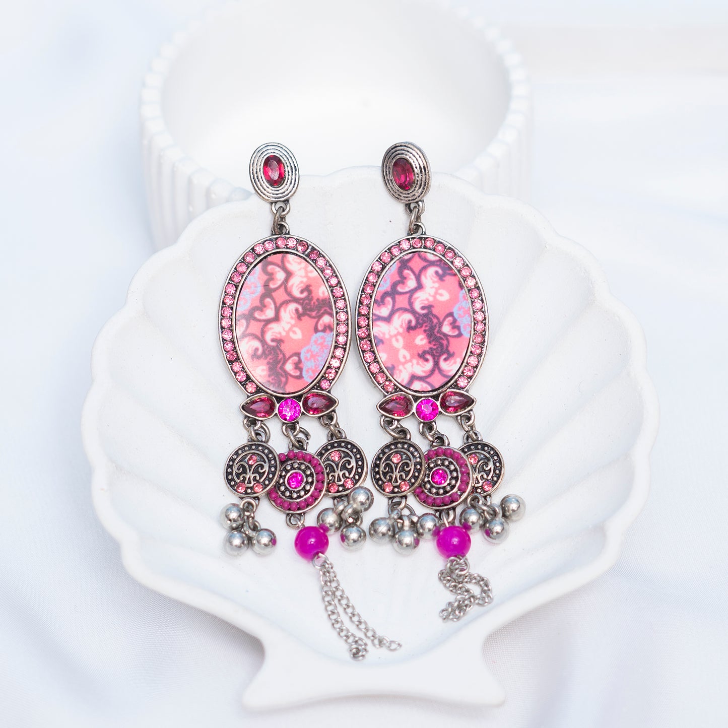 Pink Earrings