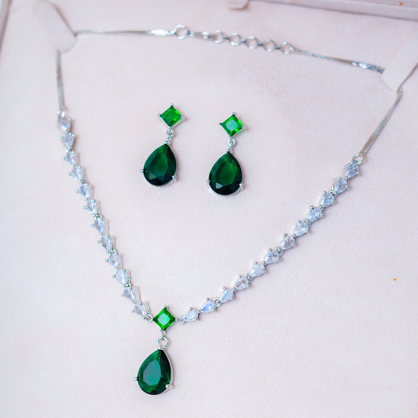 Green Crystal Necklace