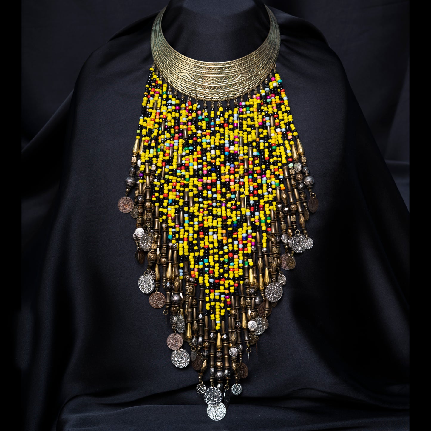 Multi Colored Beads Maala