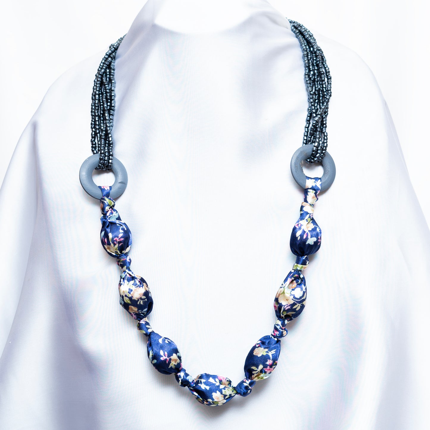 Blue N Grey Maala