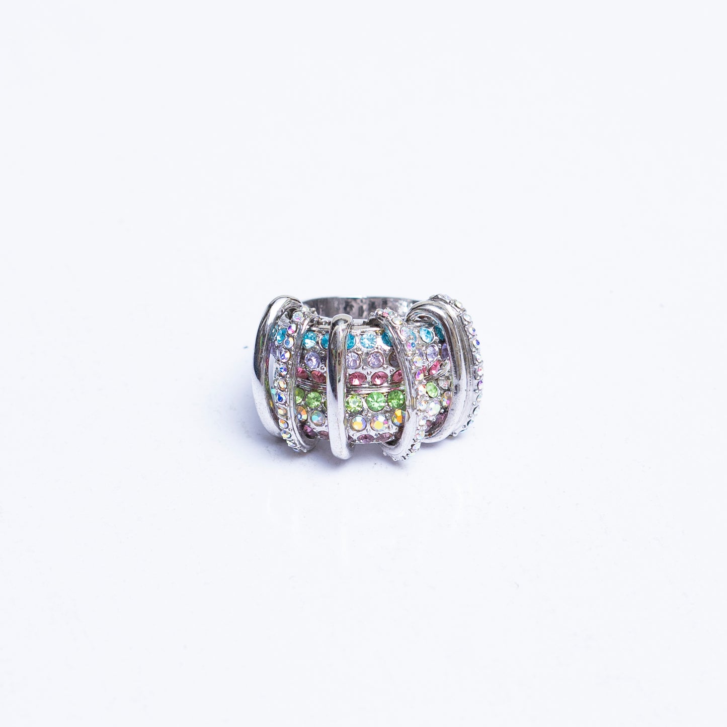 Multi Colored Stones Ring