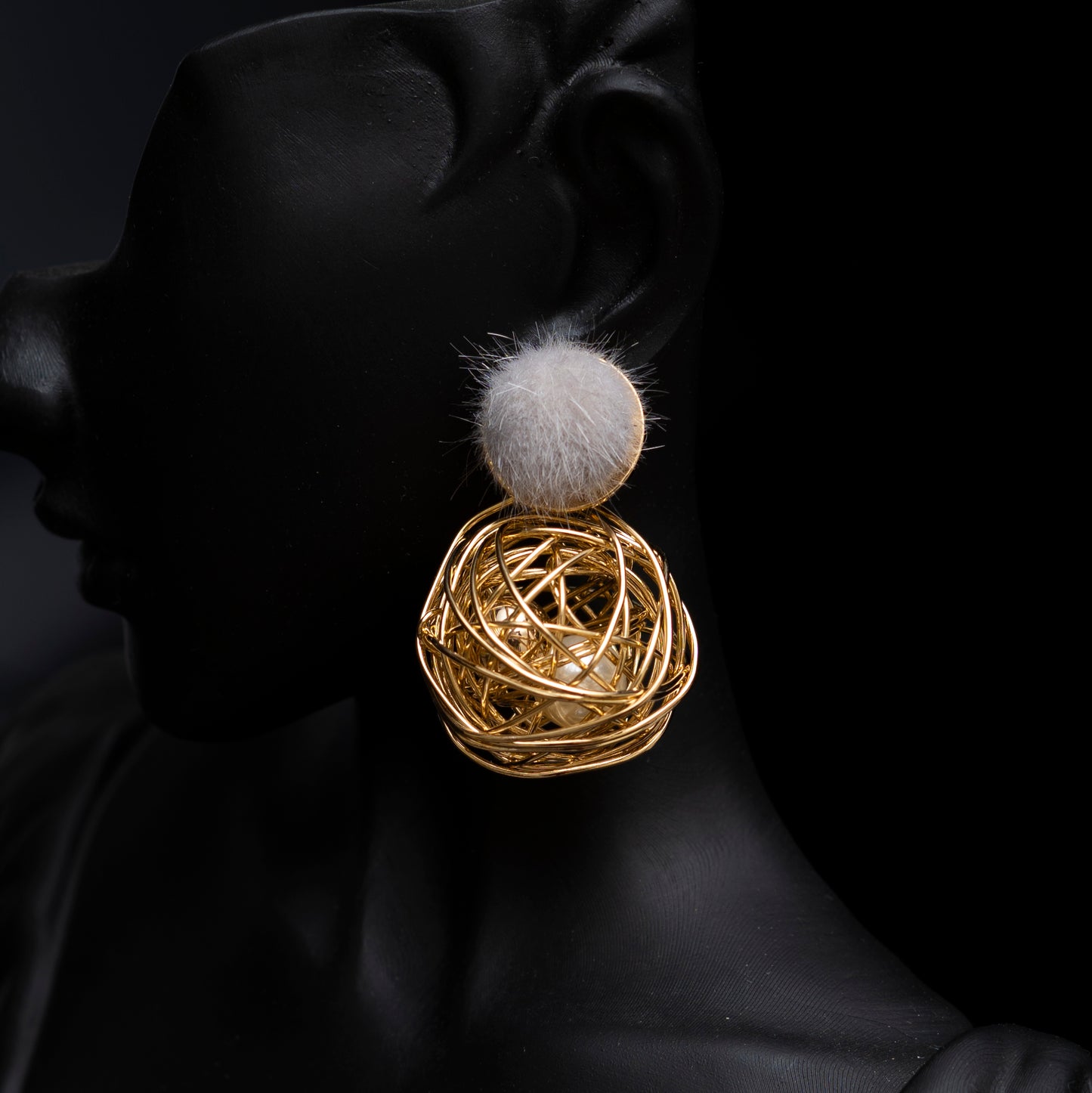 Golden Shackles Earring