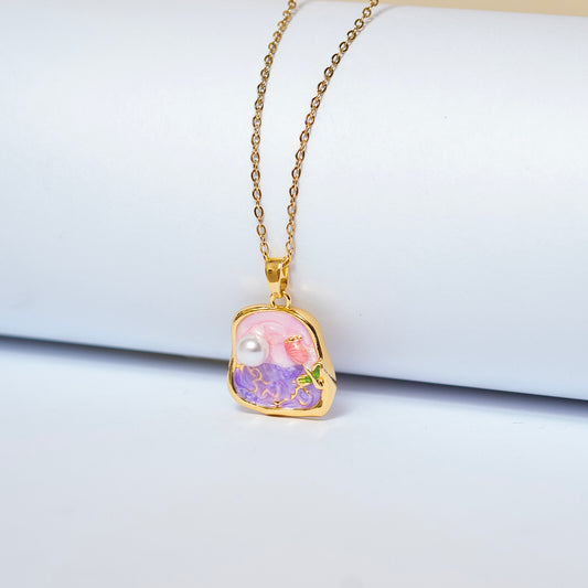 Pink n Purple Pendant