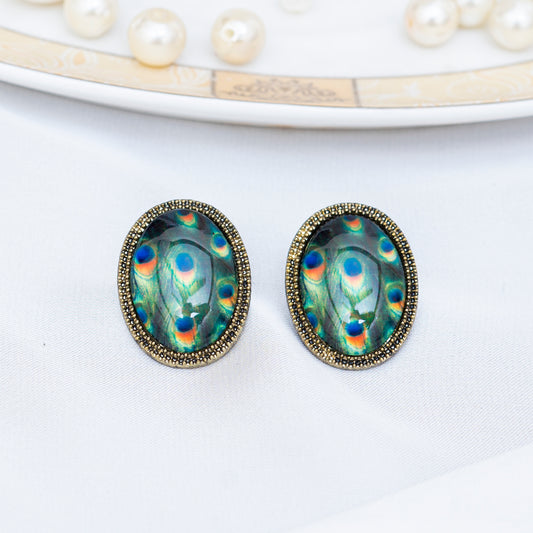 Peacock Earrings