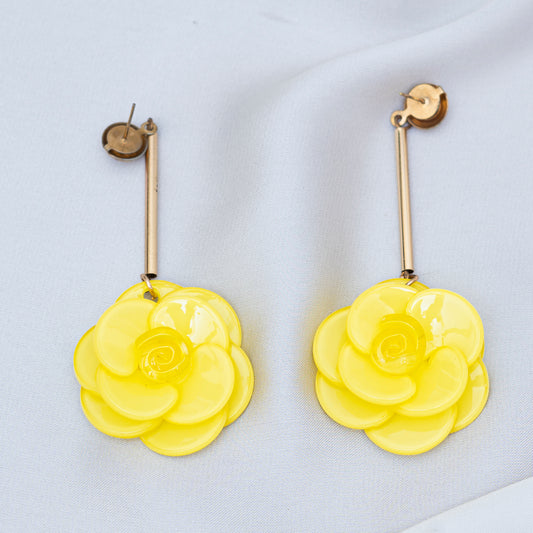 Yellow Earrings