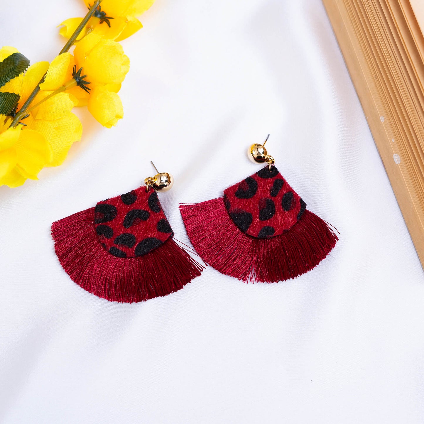 Red Velvet Earrings