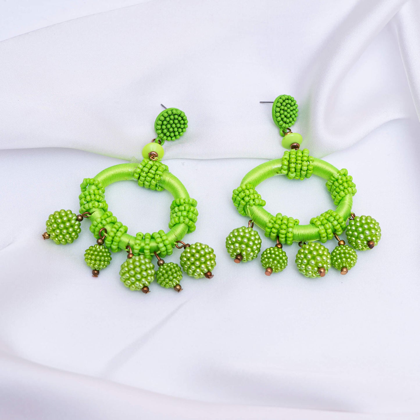 Green Earrings