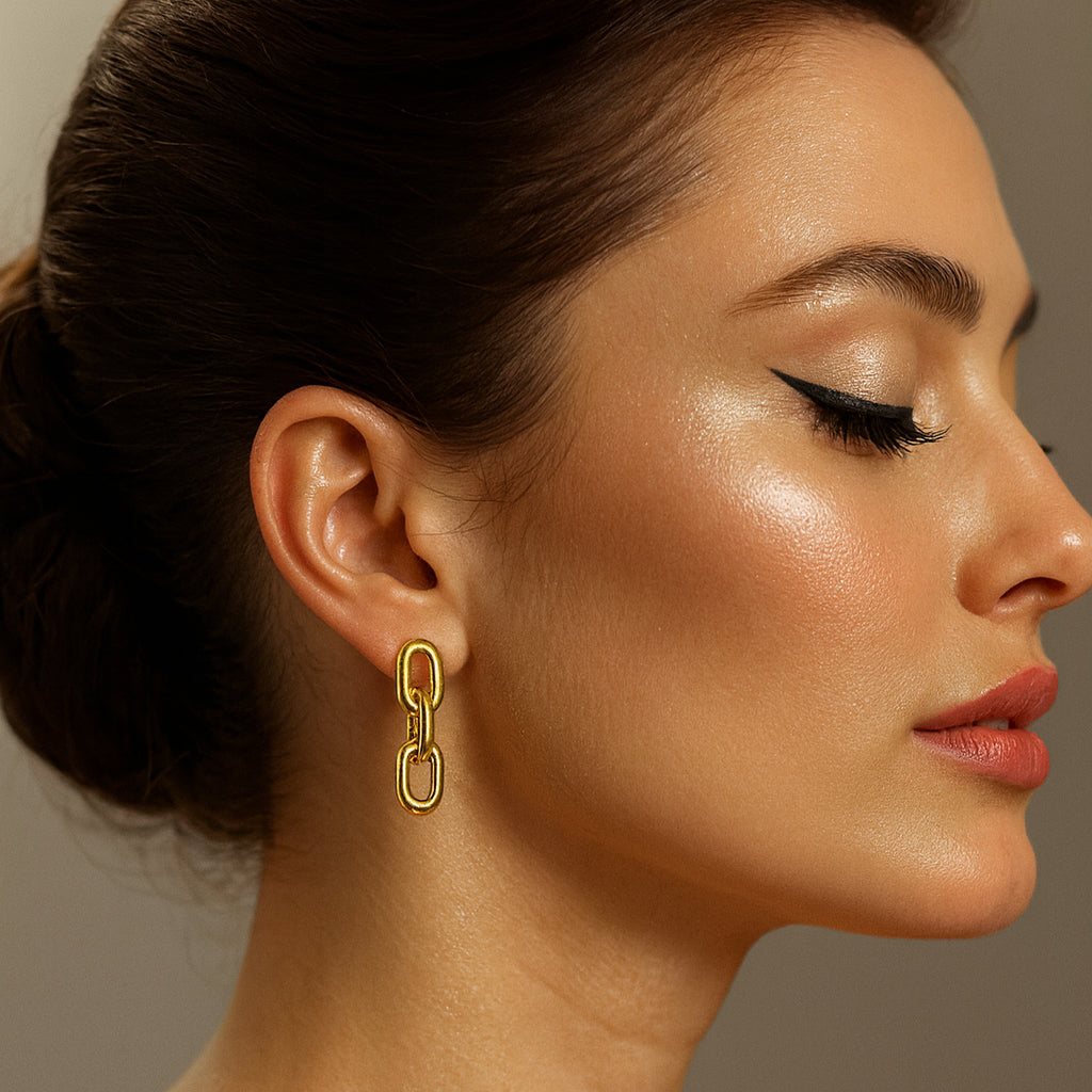 Three Chains Earrings