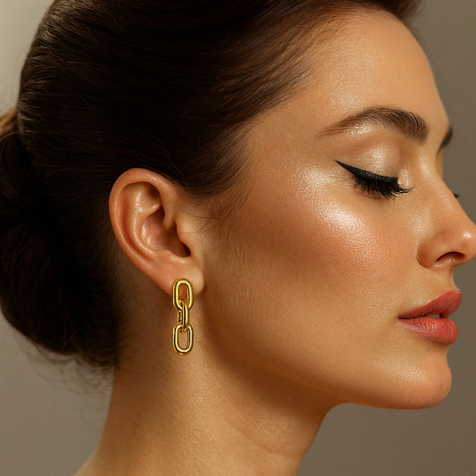 Three Chains Earrings