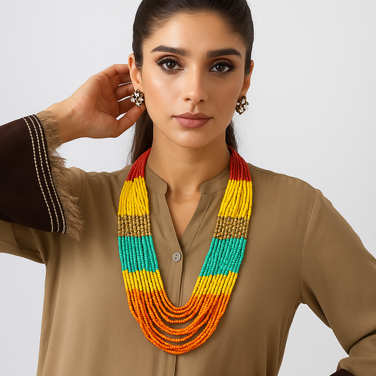 Multi Colored Maala
