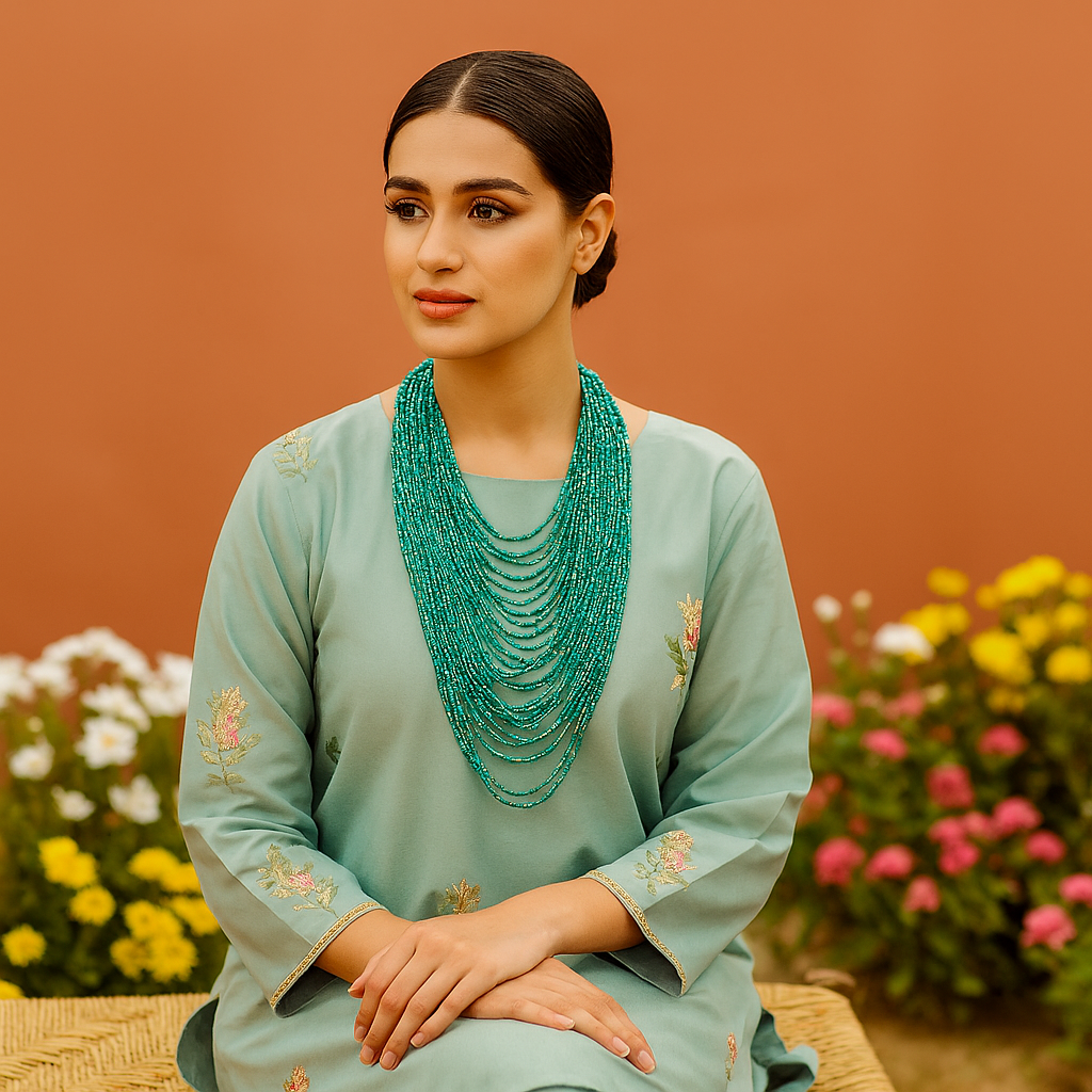 Green n Colors Long Maala