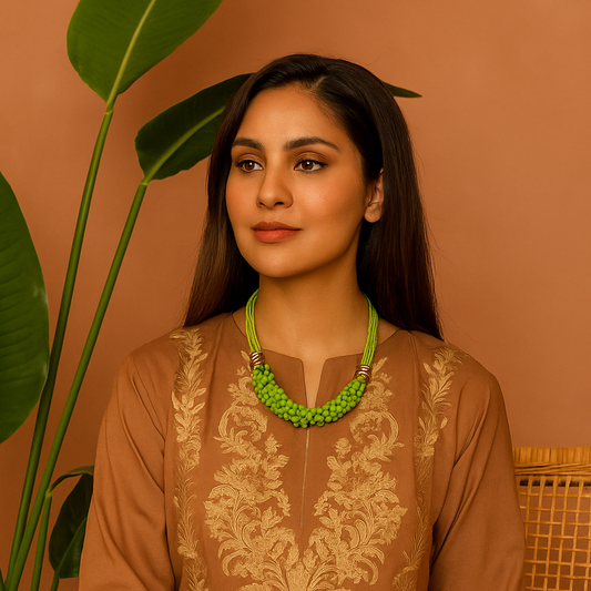 Green Stones Maala