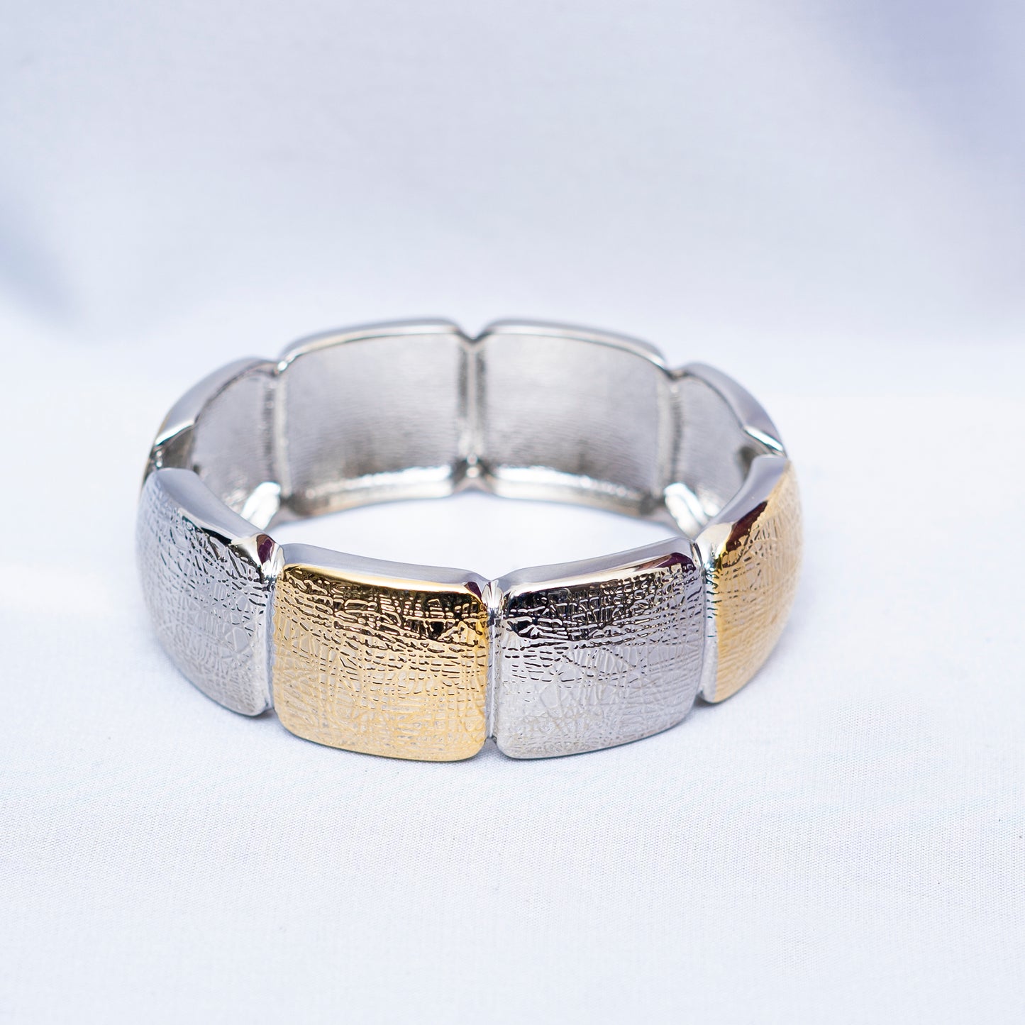 Silver n Golden Bracelet
