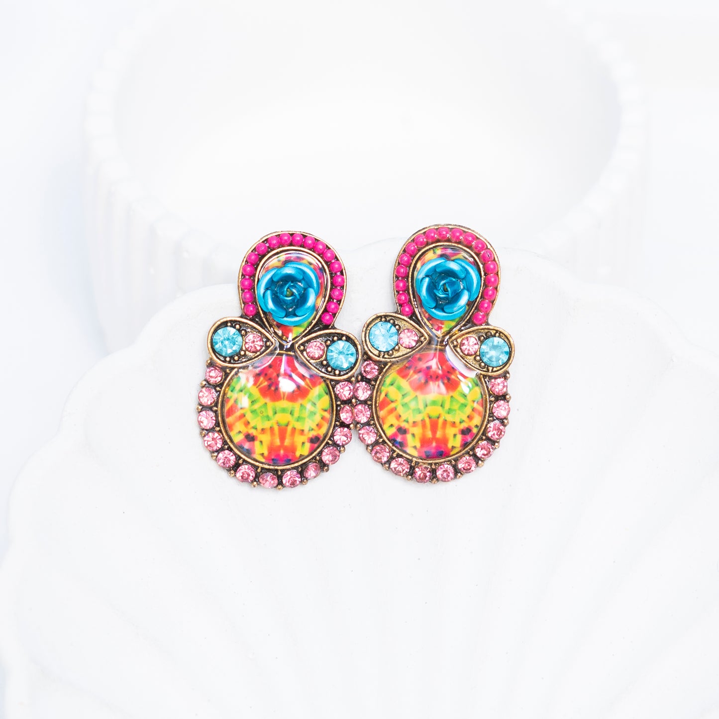 Multi Colored Earrings