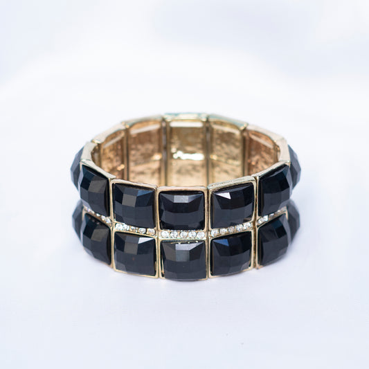 Black N Gold Bracelet