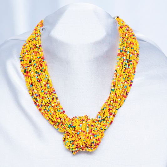 Yellow n Colors Maala