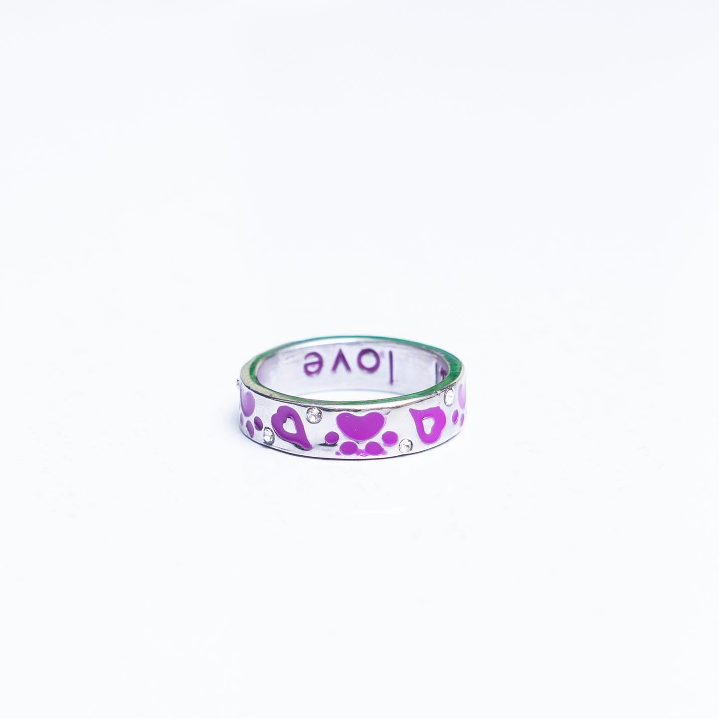 Silver Love Ring
