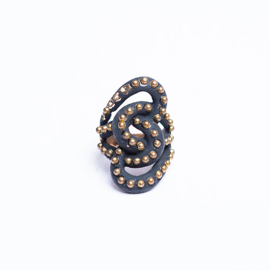 Black N Golden Ring