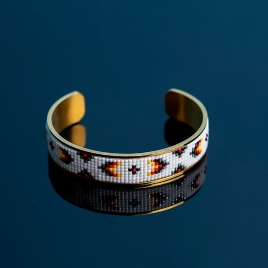 Red N White Bracelet