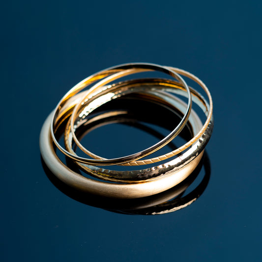 Golden Bracelet Set