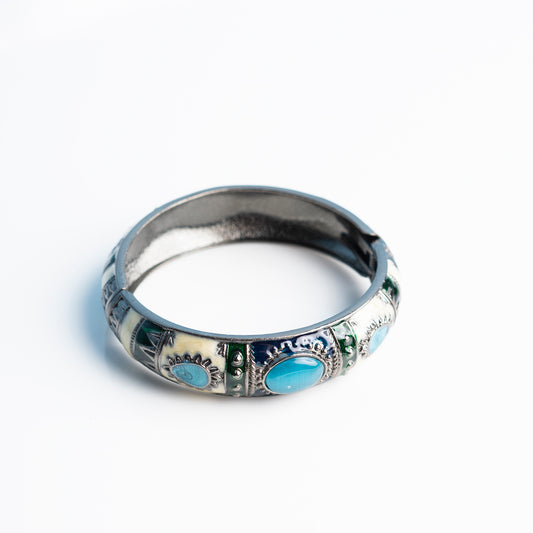Silver N Stones Bracelet