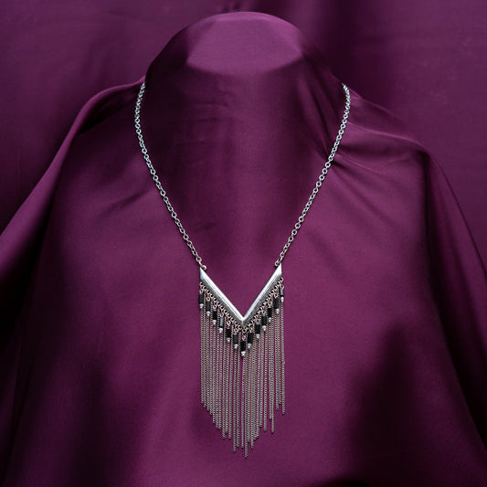 Silver Falling Pendant