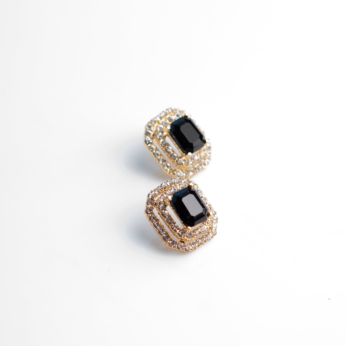 Black N Zirconia Earrings