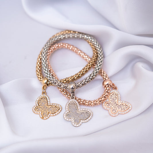 Butterfly Bracelet Trio