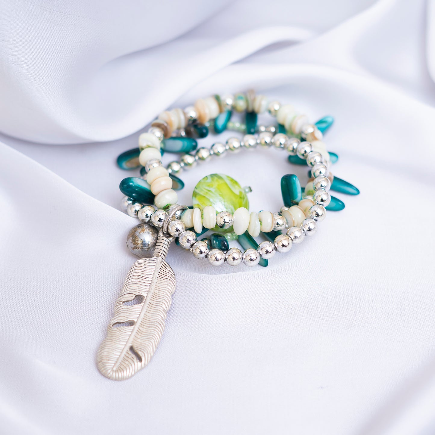 Colors N Leaf Bracelet