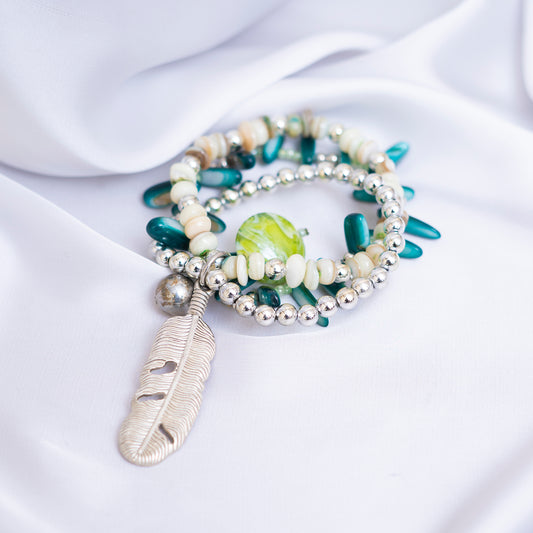 Colors N Leaf Bracelet