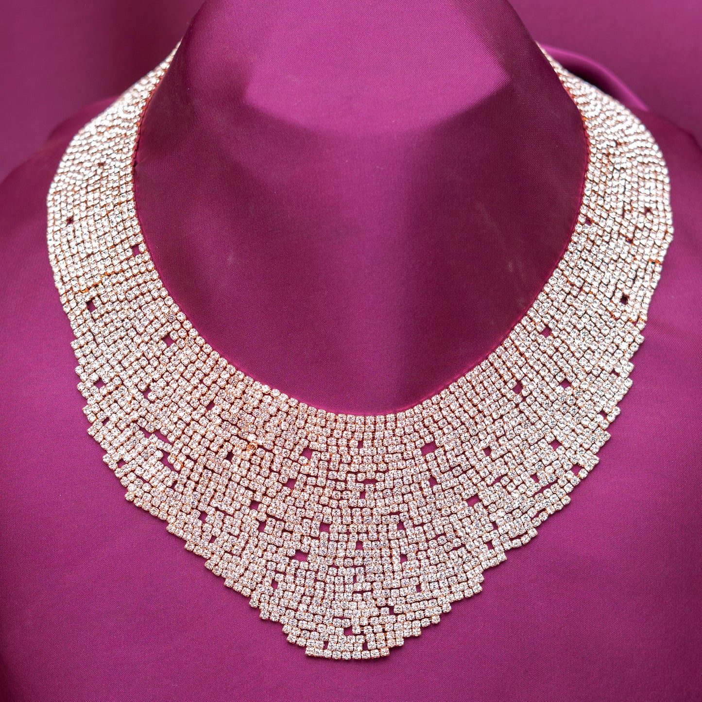 DIamond Cut Zirconia Necklace