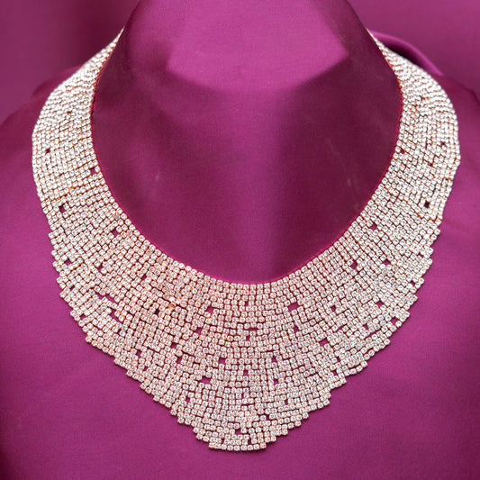 DIamond Cut Zirconia Necklace