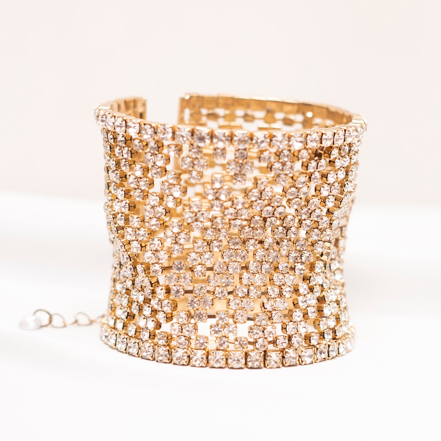 Golden N Zirconia Bracelet (Adjustable size)
