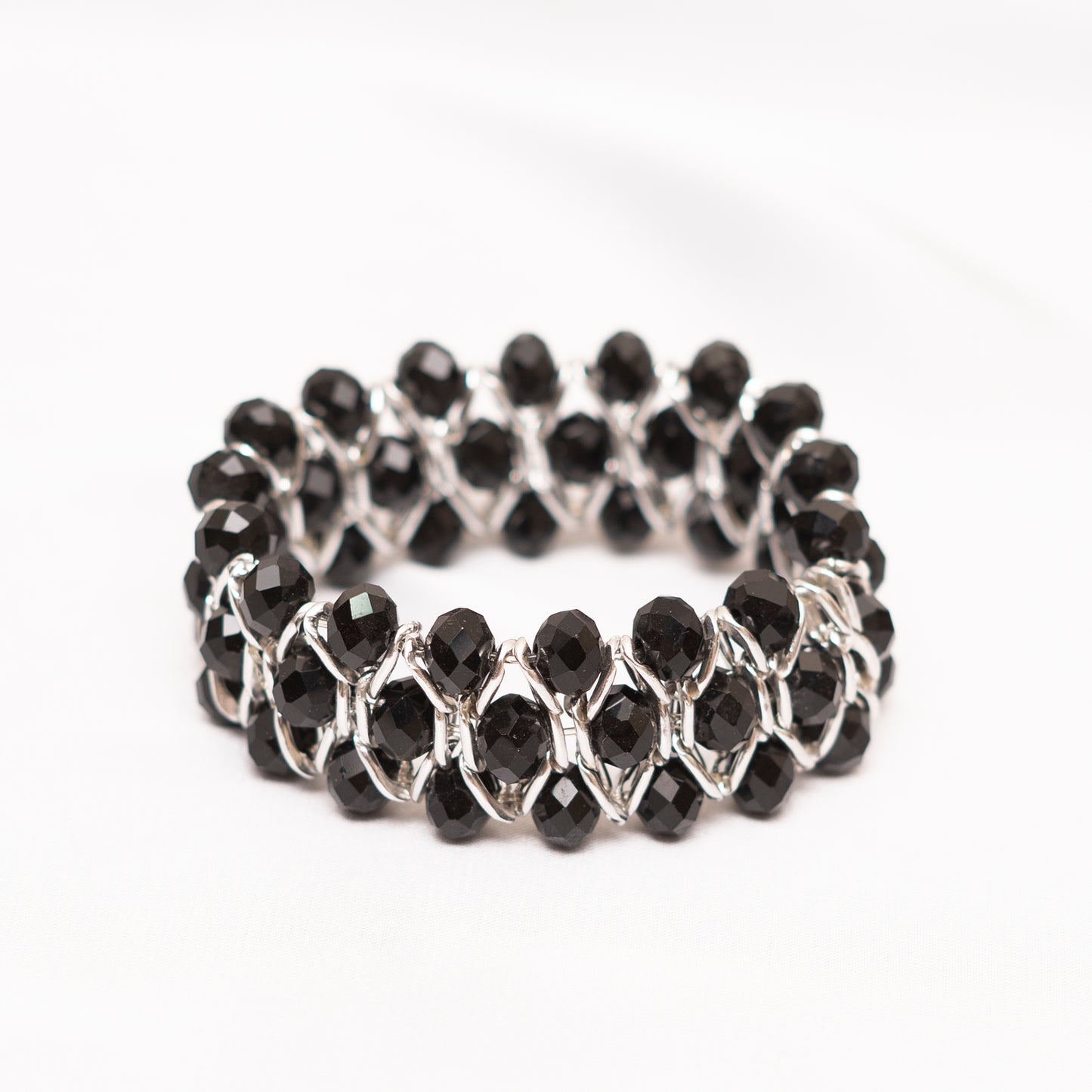 Black n Silver Bracelet