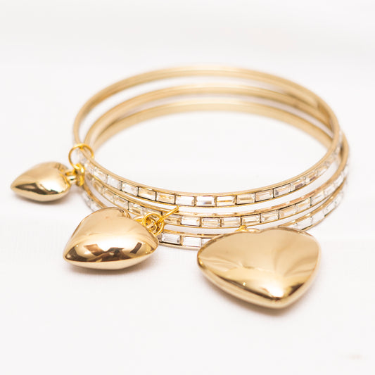 Golden N Zirconia Bracelet