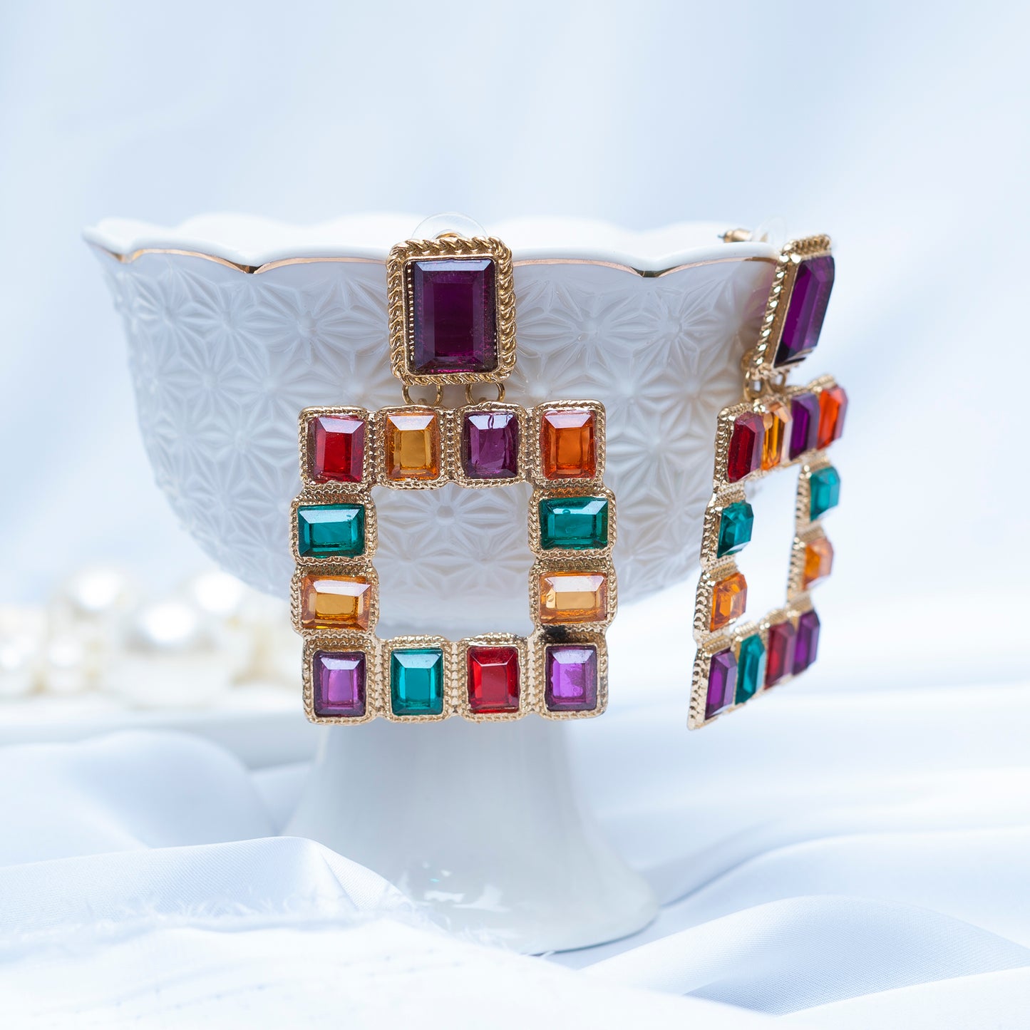 Multi Colored Earrings