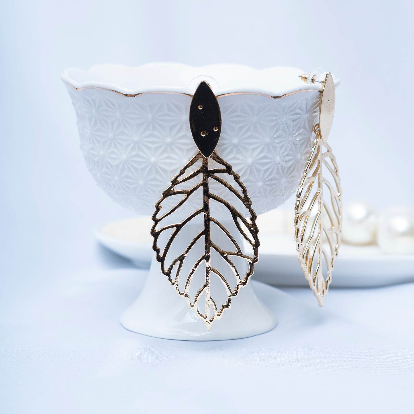 Golden Leaf Earrings