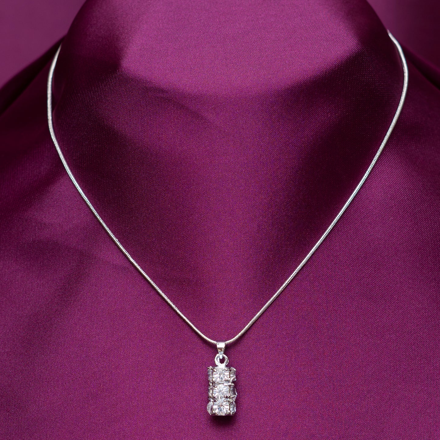 Long Crystal Pendant