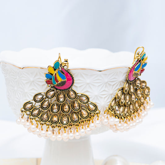 Peacock Earrings