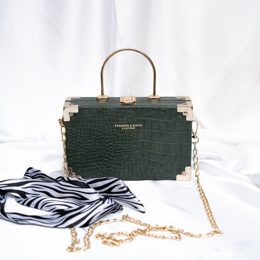 Green Hand & Shoulder Bag