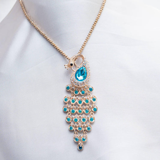 Cyan Peacock Pendant - Look Richie