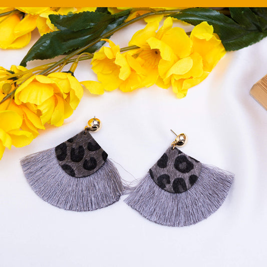 Black N Grey Earrings