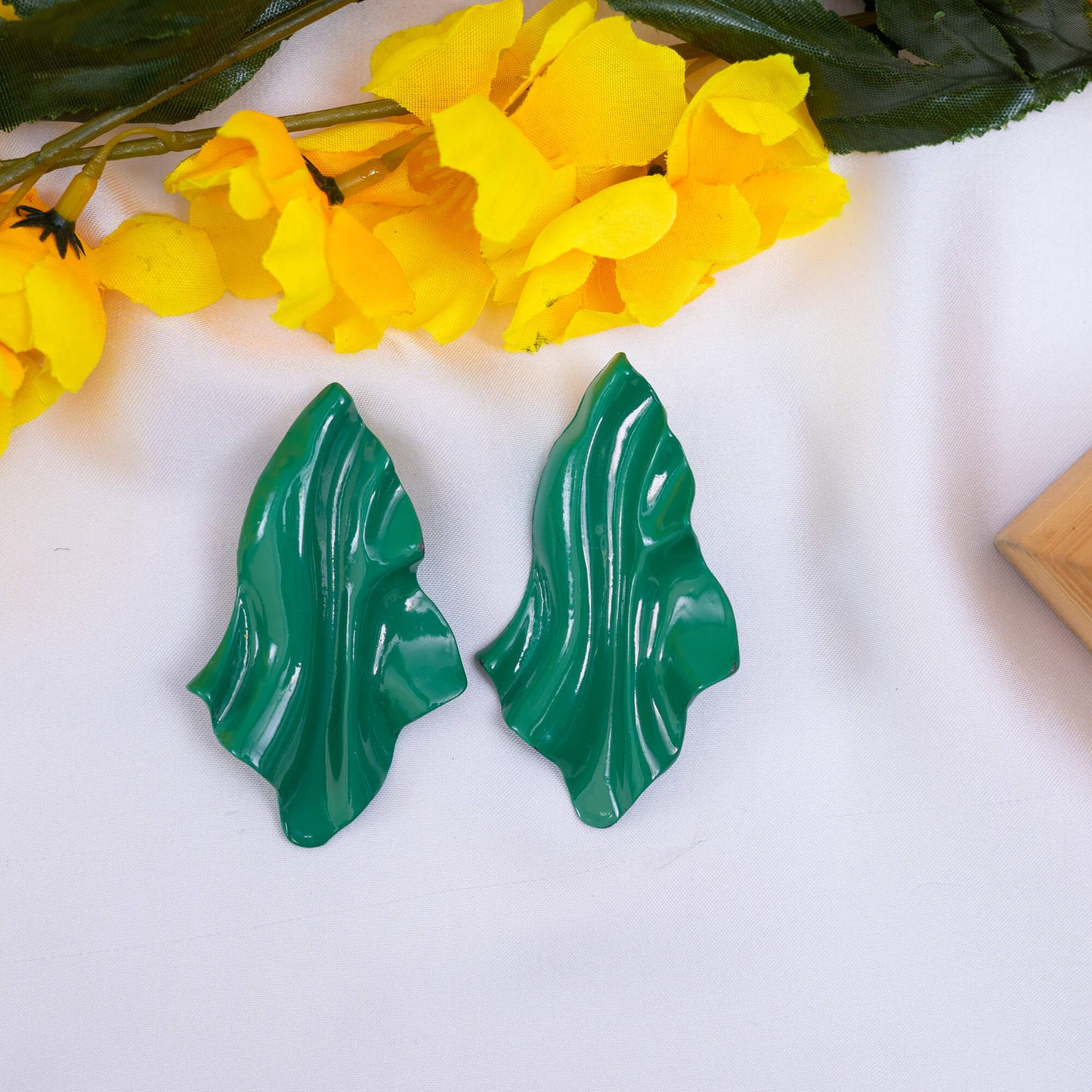 Green Earrings